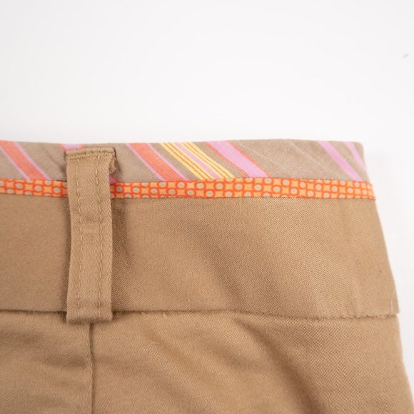 EXPRESS Design Studio Correspondent tan khaki crop pants size 0 - Picture 6 of 9